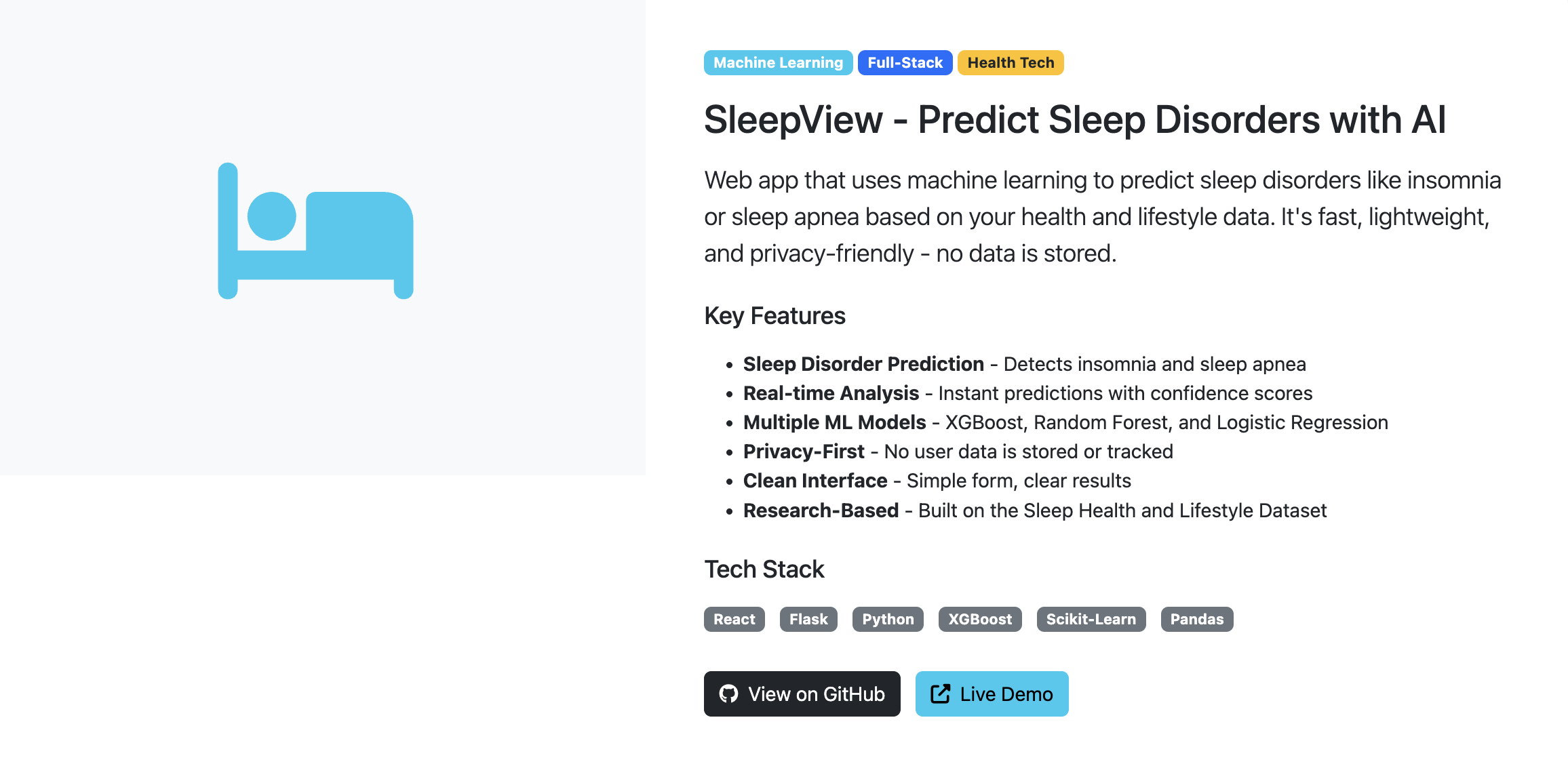 SleepView Project